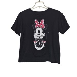 Disney Minnie Mouse Graphic Tee Shirt Size Large